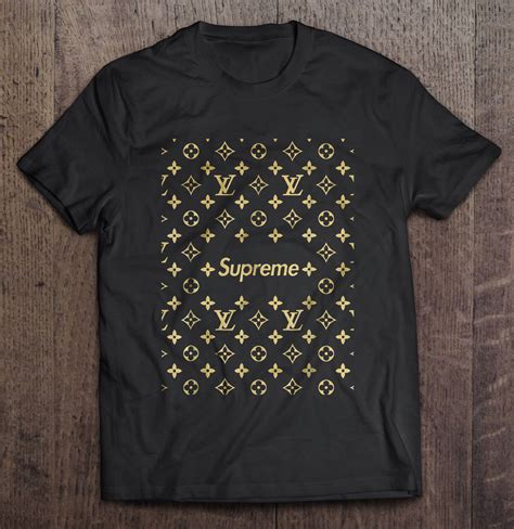 supreme x louis vuitton tee shirt